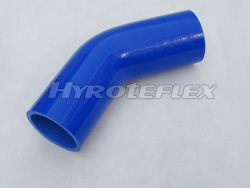 Tuyau de coude en silicone de 45 degré